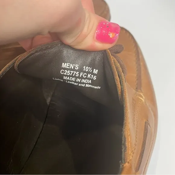 Cole Haan cognac leather loafers size 10.5