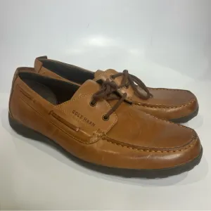 Cole Haan cognac leather loafers size 10.5