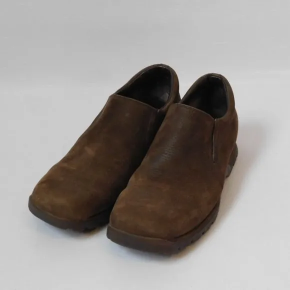 COLE HAAN Dark Brown Suede Driving Loafers Size 13