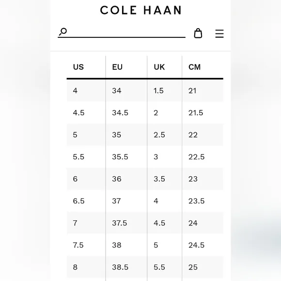 COLE-HAAN Grand OS  Genuine Leather Ballet Flats with Gold Accent