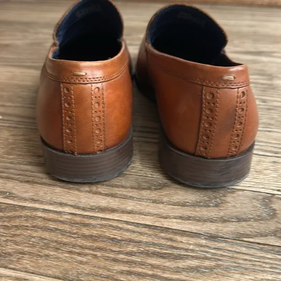 Cole Haan Grand OS Jefferson Men's Brown Leather Penny Loafers Size 10.5 C25080