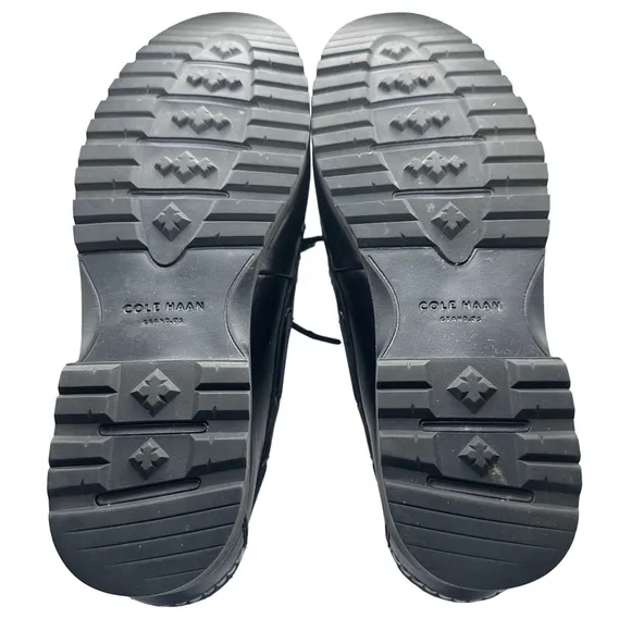 Cole Haan | Men | Grand OS Black Leather Lug Sole Loafers | Size 11 M