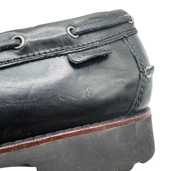 Cole Haan | Men | Grand OS Black Leather Lug Sole Loafers | Size 11 M