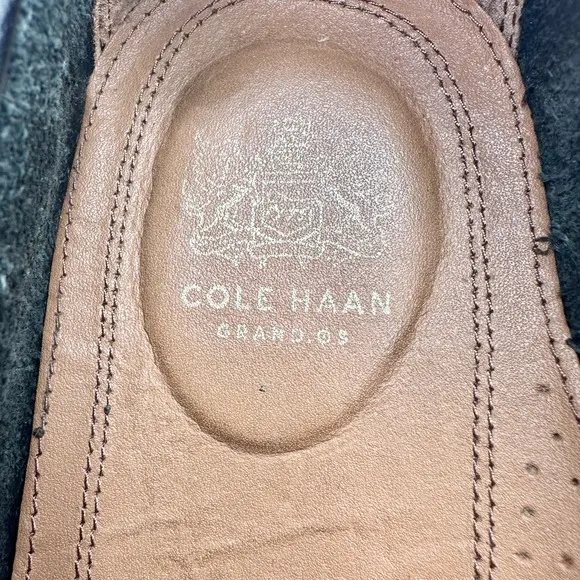Cole Haan | Men | Grand OS Black Leather Lug Sole Loafers | Size 11 M