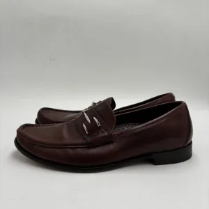 Cole Haan Men’s 9.5 Brown Leather Horsebit Ascot Slip On Loafers