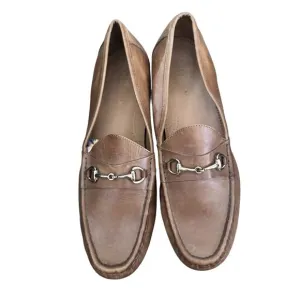 Cole Haan Men's Brown All Leather Horsebit Loafers Size 13M