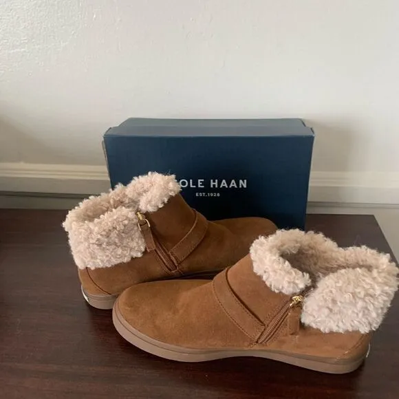 Cole Haan Nantucket suede leather cosy ankle boot size 9,5