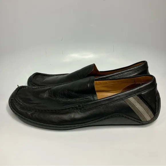 Cole Haan Nike air black leather loafers size 12