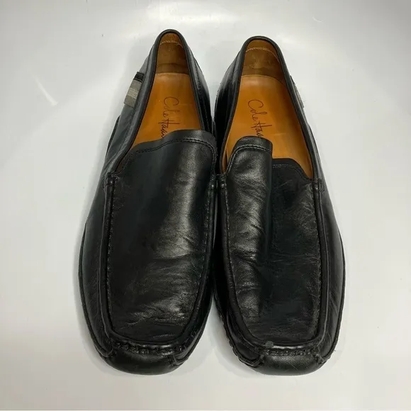 Cole Haan Nike air black leather loafers size 12