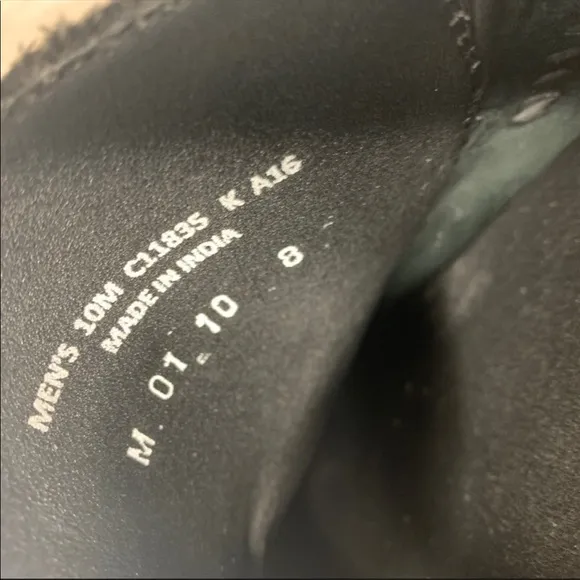 Cole Haan Somerset Black Leather Buckle Loafers 10