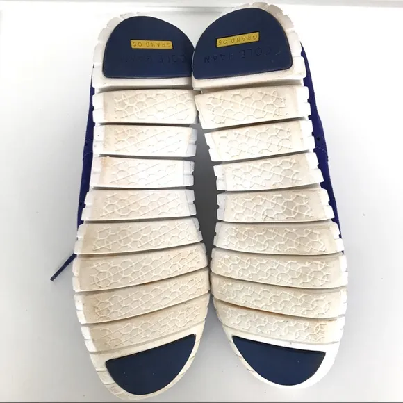 Cole Haan Suede ZeroGrand Wingtip Oxford Sneakers