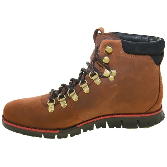 COLE HAAN ZerøGrand Men's Size 8 NEW Brown Black Nubuck Hiker Boots