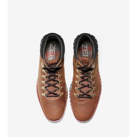COLE HAAN ZerøGrand Men's Size 8 NEW Brown Black Nubuck Hiker Boots