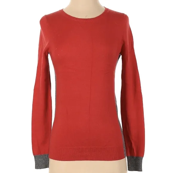 Colorblock Cashmere Blend Sweater