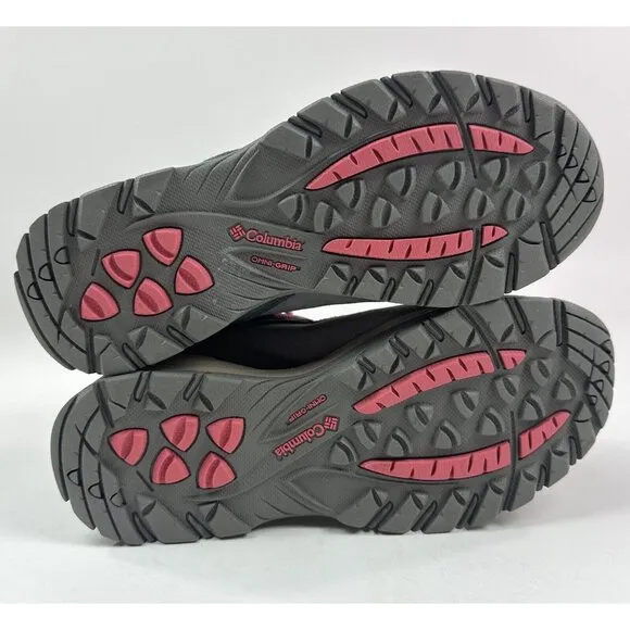 Columbia Newton Ridge Plus Waterproof Amped Women 8 Wide Gray Hiking Boots New