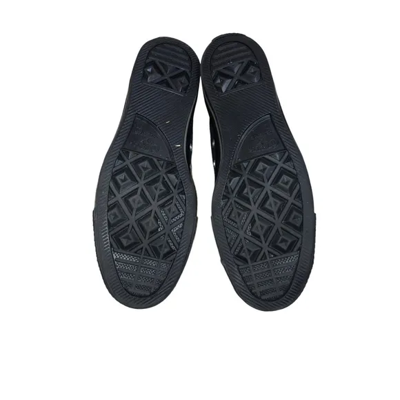 Converse All Star 131306C Black/Grey Faux Suede Low Dual Collar Sneakers