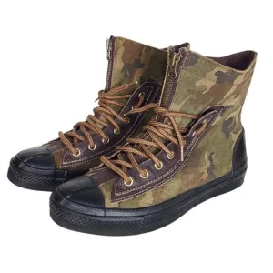Converse All Star Camouflage Quarter Zip Lace-Up Hi-Top Sneaker Men 9 Women 11