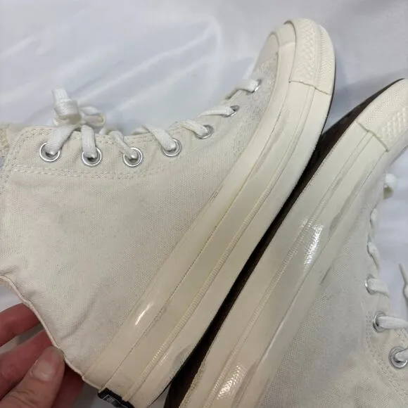 Converse Chuck 70 Canvas High Top Natural Cream Unisex Size 5/7