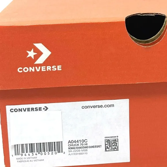 Converse Chuck 70 Sneakers High Casual Women Faux Fur Canvas Suede Khaki A04410C