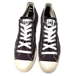 Converse Chuck Taylor All Star Low Top Black Lace Up Canvas Sneakers Men's 10