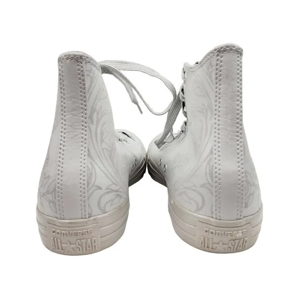 Converse Men's CTAS Laser Tech Tuff High Top Silver/Mouse Sneakers 155183C Sz 7
