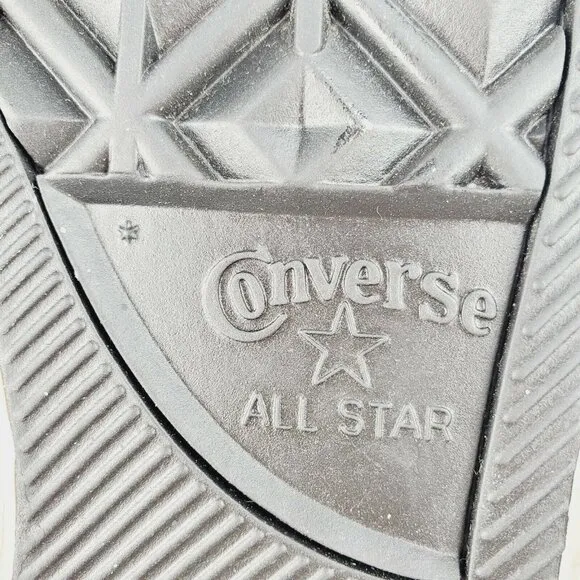 Converse Men's CTAS Laser Tech Tuff High Top Silver/Mouse Sneakers 155183C Sz 7