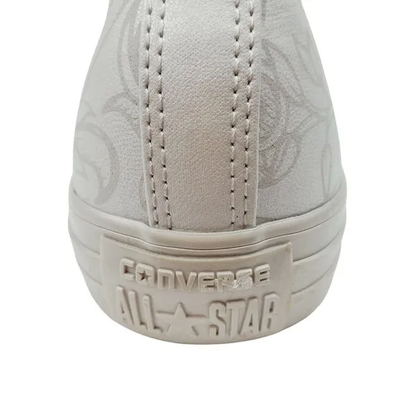 Converse Men's CTAS Laser Tech Tuff High Top Silver/Mouse Sneakers 155183C Sz 7