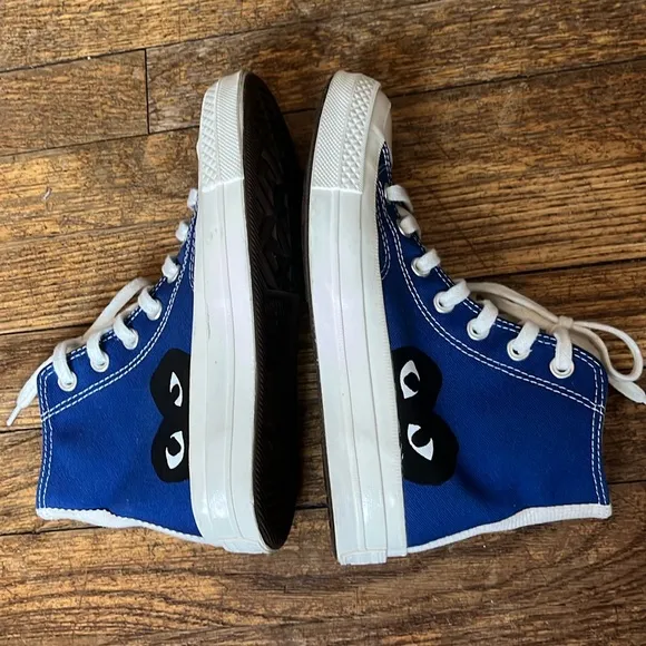 Converse x PLAY Comme des Garçons high tops 5.5