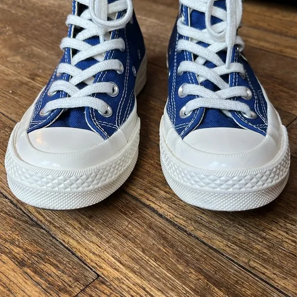 Converse x PLAY Comme des Garçons high tops 5.5