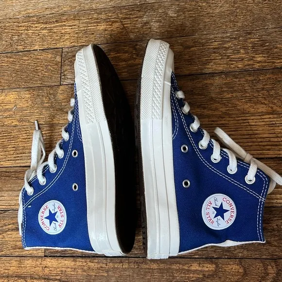 Converse x PLAY Comme des Garçons high tops 5.5