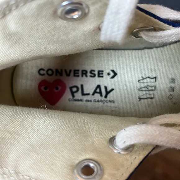 Converse x PLAY Comme des Garçons high tops 5.5