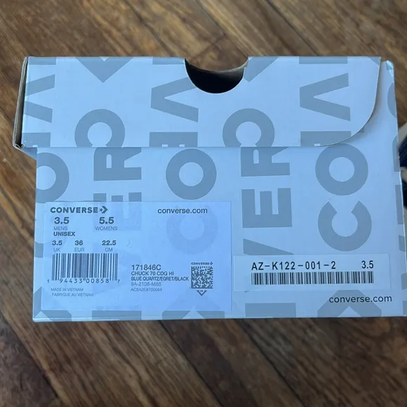 Converse x PLAY Comme des Garçons high tops 5.5