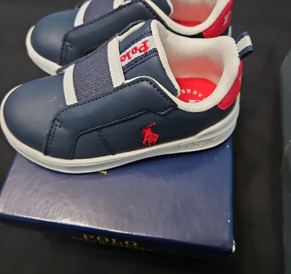 COPY - Polo by Ralph Lauren Kids Navy Slip-On Shoes (Slides Not Included)