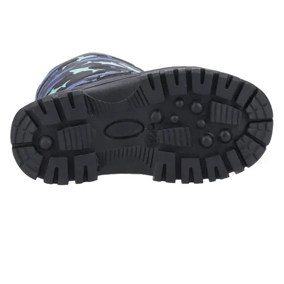 Cotswold Childrens/Kids Iceberg Shark Snow Boots / Black