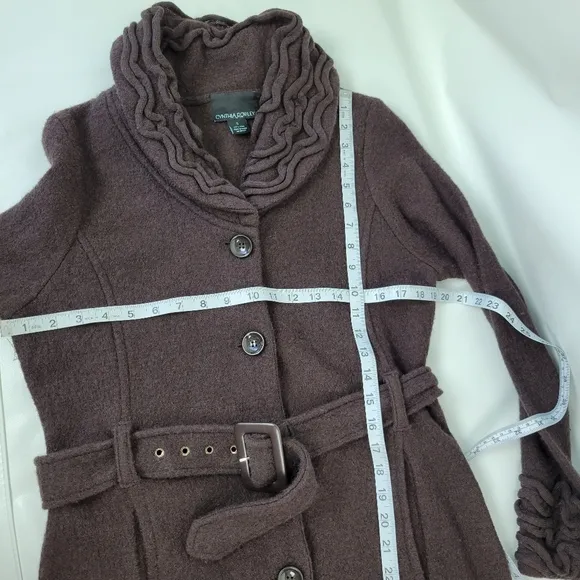 Cynthia Rowley 100% Wool Jacket Sz Small