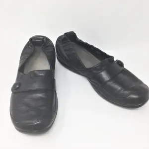 Dansko Karen Black Leather Shoes w/ Back Elastic 41