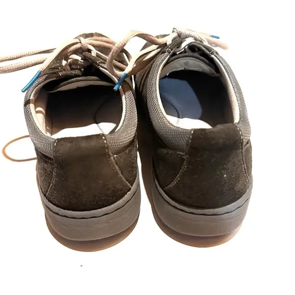 Dansko Suede Leather Gray Tie Comfort Sneakers Women's EU 39 US 8.5-9