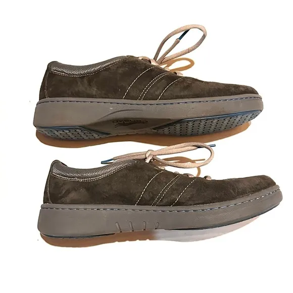 Dansko Suede Leather Gray Tie Comfort Sneakers Women's EU 39 US 8.5-9