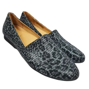 Dansko Women's Size 39 US 8.5 - 9 Grey Leopard Slip On Loafers