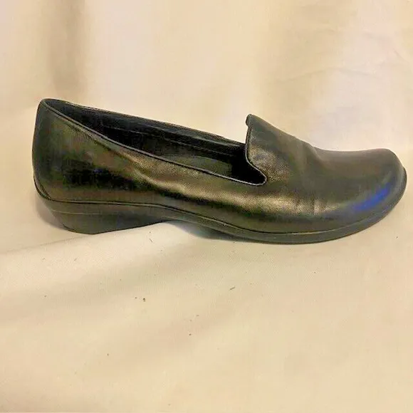 DANSKO Womens Size EU 40 / US 9.5 Oksana Black Leather Loafers Shoes