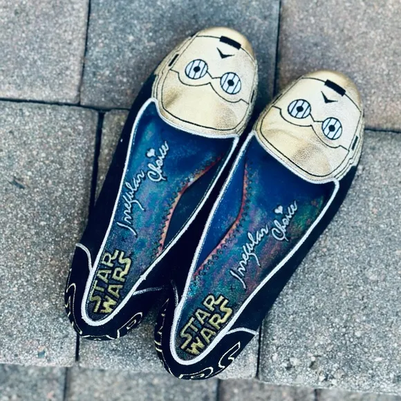 Disney Star Wars C-3PO “Irregular Choice” Loafers Shoes - Size 8.5M