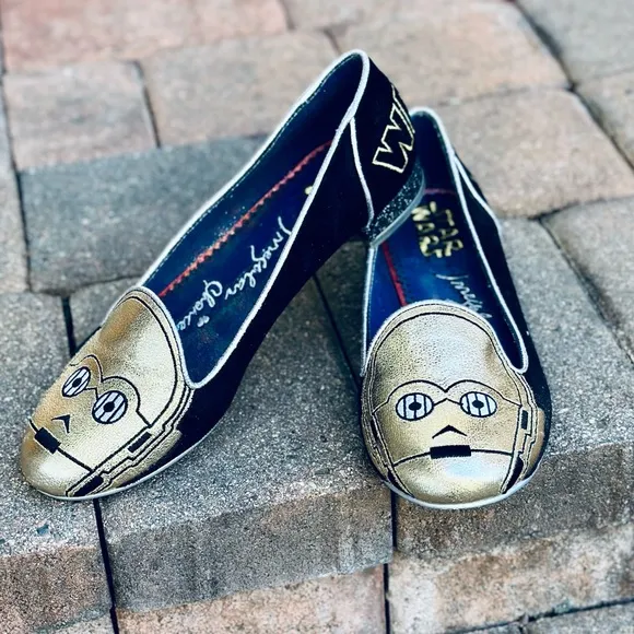 Disney Star Wars C-3PO “Irregular Choice” Loafers Shoes - Size 8.5M