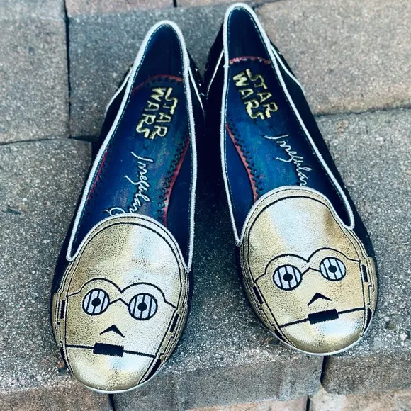 Disney Star Wars C-3PO “Irregular Choice” Loafers Shoes - Size 8.5M
