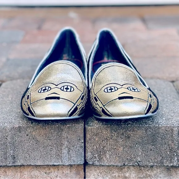 Disney Star Wars C-3PO “Irregular Choice” Loafers Shoes - Size 8.5M