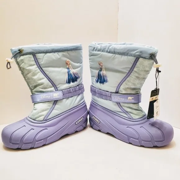 Disney X Sorel Youth Flurry Frozen Elsa Boots Size: 6