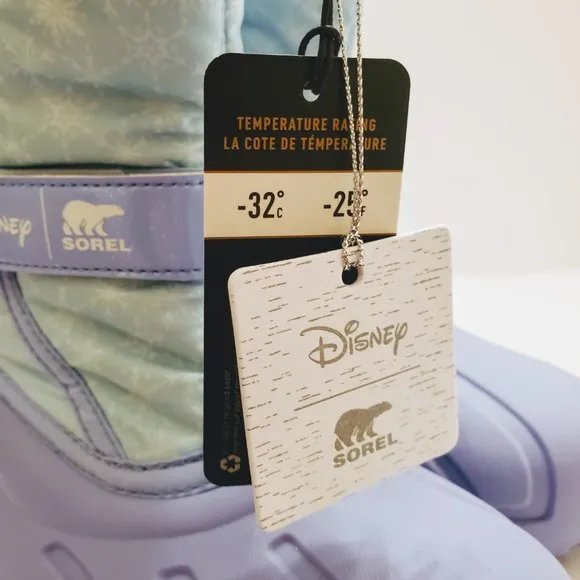 Disney X Sorel Youth Flurry Frozen Elsa Boots Size: 6