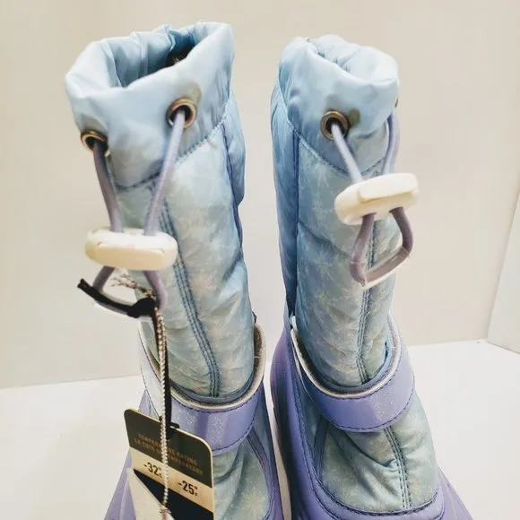 Disney X Sorel Youth Flurry Frozen Elsa Boots Size: 6