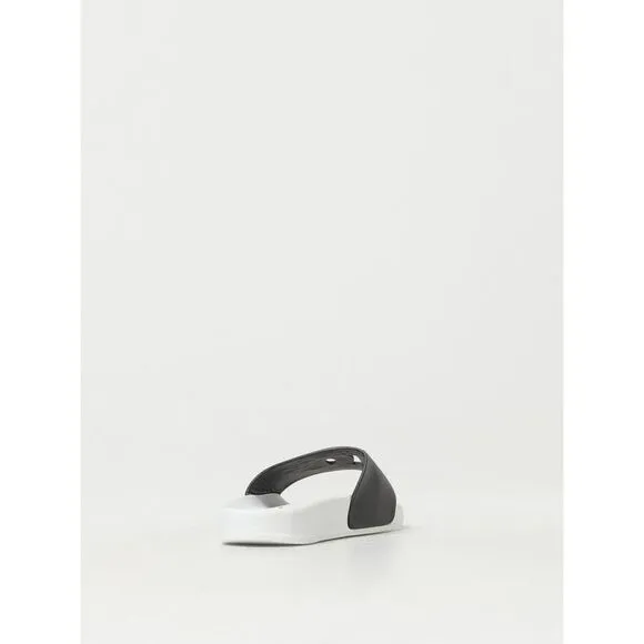 Dolce &amp; Gabbana DG Logo Slides Kids Black Footwear