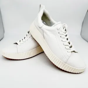 Dolce Vita Womens Devote Platform Sneakers Size 9.5 White Leather Chunky Sporty