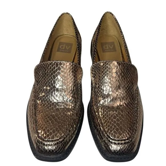 Dolce Vita Women’s Loafers - Size 10- metallic